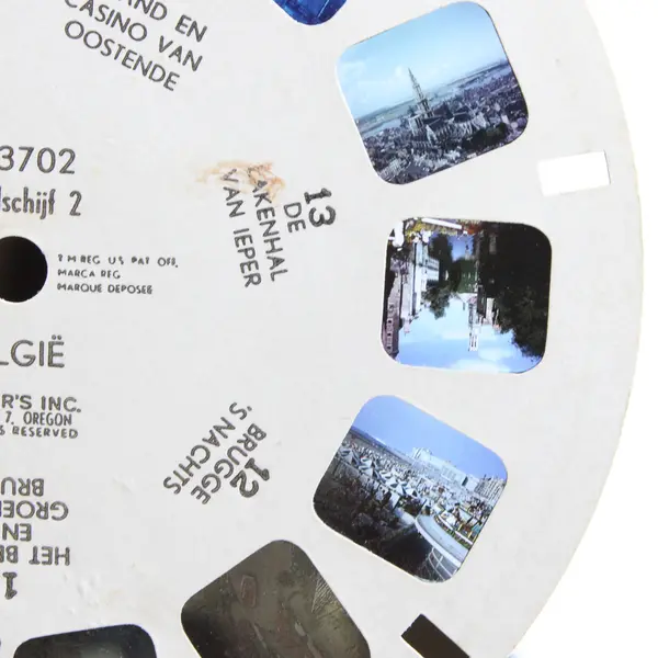 View Master Single Reel C 3702 Beeldschijf Belgie Belgium French Captions