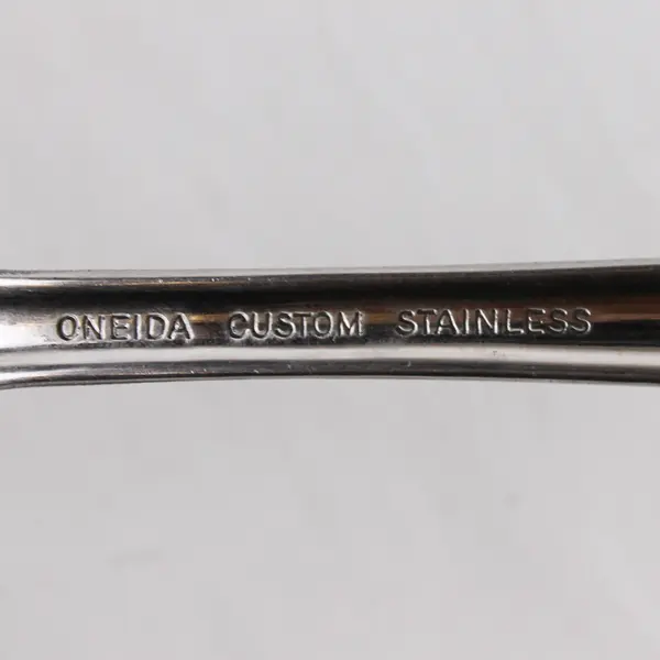 Lot Of 3 Oneida Silver Plantation (Stainless) Flatware Serving Fork, Spoon Ladle