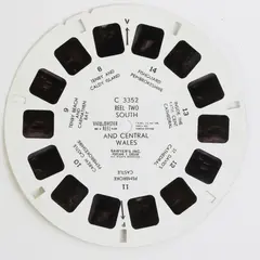 Vintage View Master Single Reel C 3352 South And Central Wales