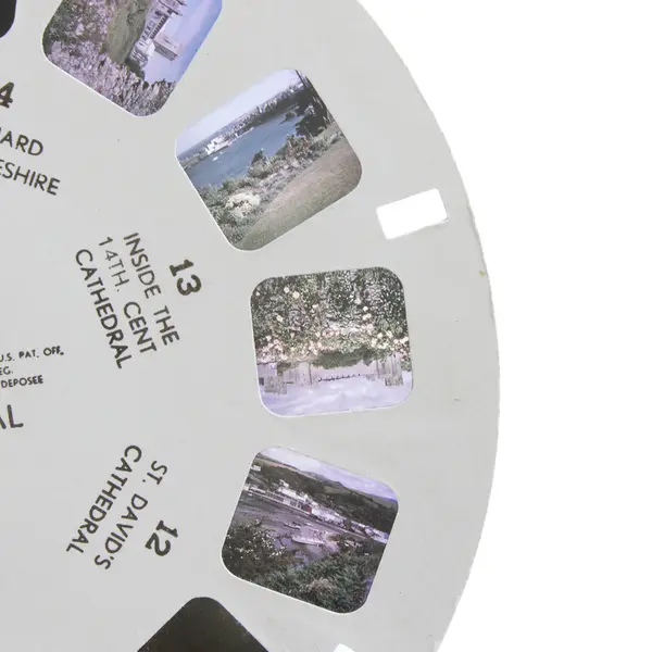 Vintage View Master Single Reel C 3352 South And Central Wales