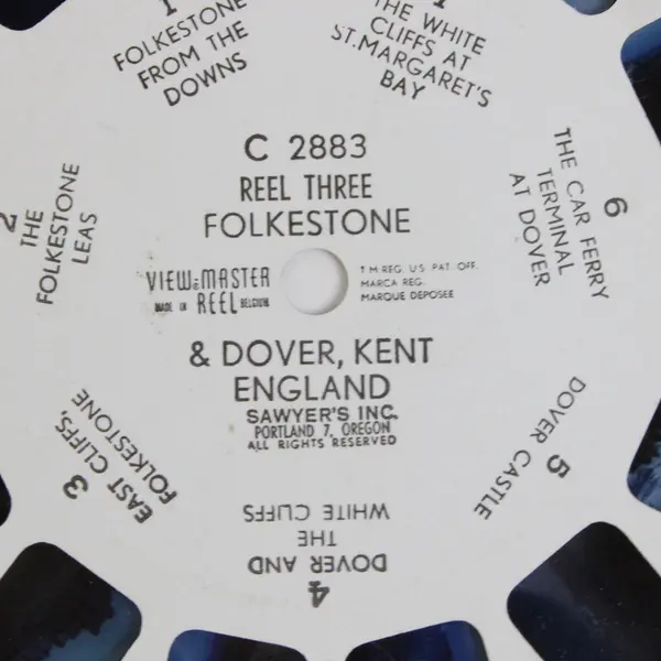 View Master Single Reel C 2883 Folkestone & Dover Kent England