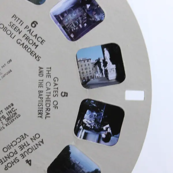 View Master Single Reel C 0283 Florence Italy III 1959