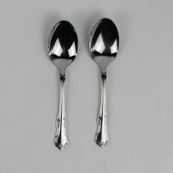 Lot of 2 RSVP RXV14 Flatware Tablespoon Stainless Flatware 7" Long