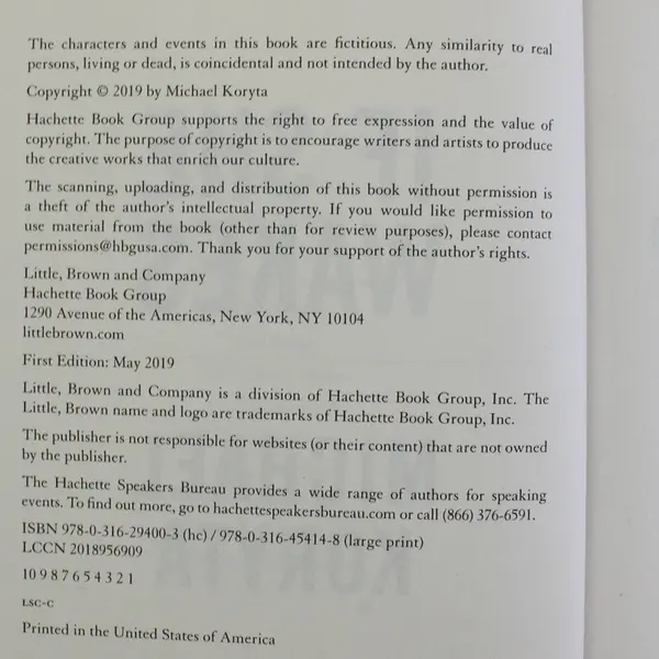 If She Wakes by Michael Koryta 2019 First Edition Hardcover Dust Jacket