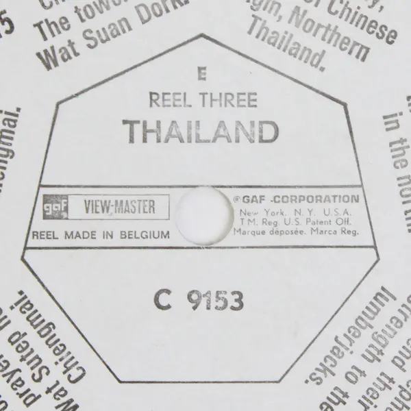 View Master Single Reel C 9153 Thailand Reel Three