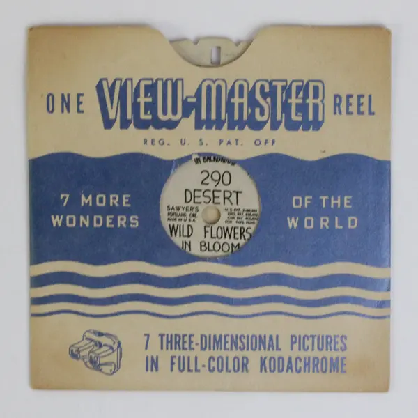  Sawyer's View Master Single Reel 290 Desert Wild Flowers In Bloom