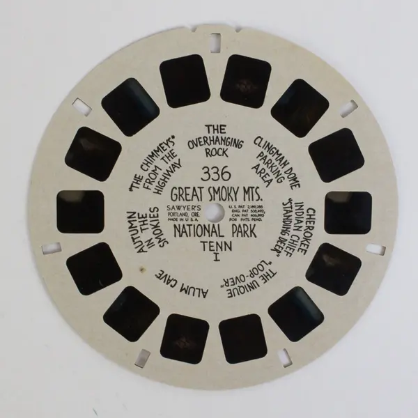 View Master Single Reel 336 Great Smoky Mts National Park Tennessee 