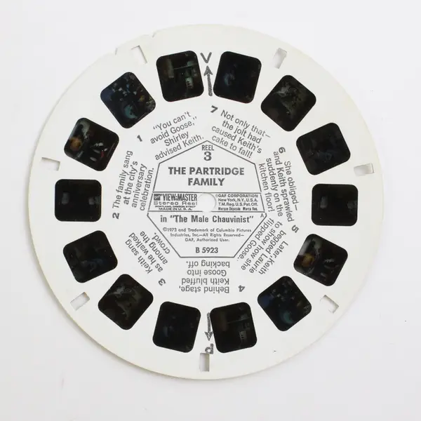 View Master Single Reel B 5923 Partridge Family TV Show The Male Chauvinist 1973