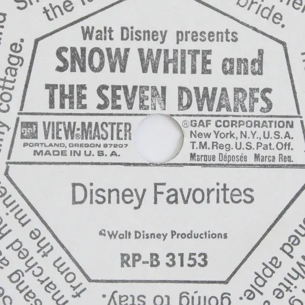 View-Master RP-B 3153 Disney's Snow White & The Seven Dwarfs