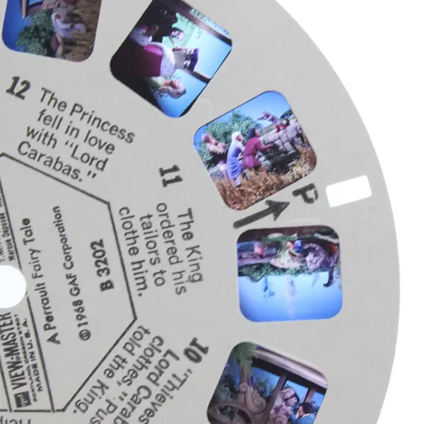 View Master Single Reel B 3202 Puss In Boots Reel Two 1968