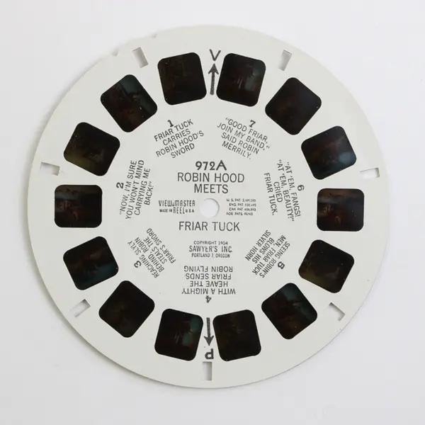 View Master Single Reel 972A Robin Hood Meets Friar Tuck 