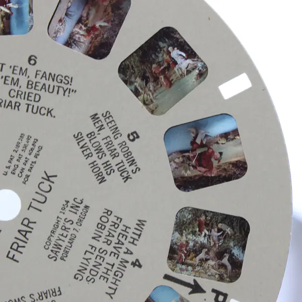 View Master Single Reel 972A Robin Hood Meets Friar Tuck 