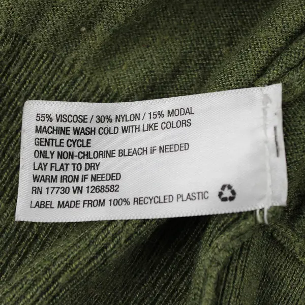 Merona Women's XS Green Knit Open Front Long Sleeve Cardigan