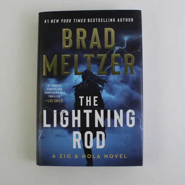 The Lightning Rod by Brad Meltzer A Zig & Nola Novel 2022 1st Edition HC DJ