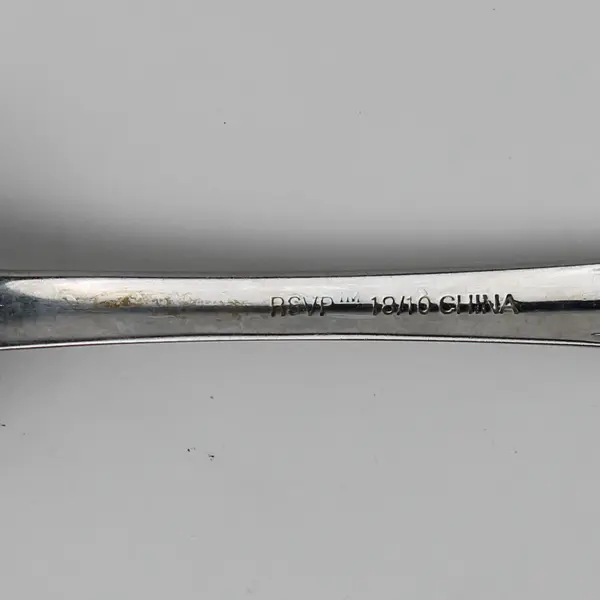 Lot of 2 RSVP RXV5 Tablespoons Stainless Flatware 7.5" Long