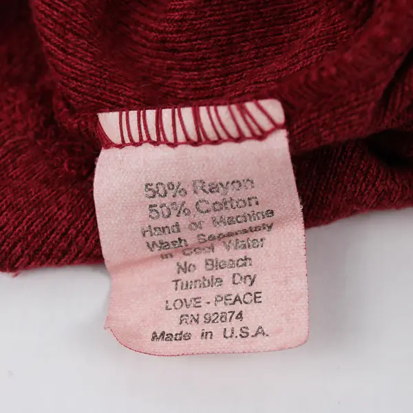 Vintage Leopold Women's L Deep Red Spaghetti Strap Cropped Tank Top 