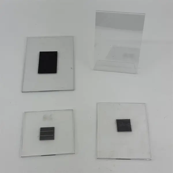 Lot of 4 Clear Plastic Photo or Signs Frames Assorted Sizes & Shapes