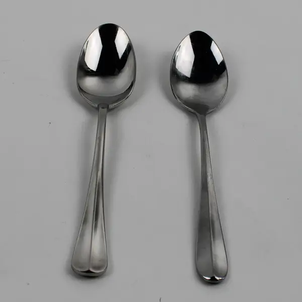 Lot of 2 Oneida Compose Teaspoons 6.25” Long Stainless Flatware