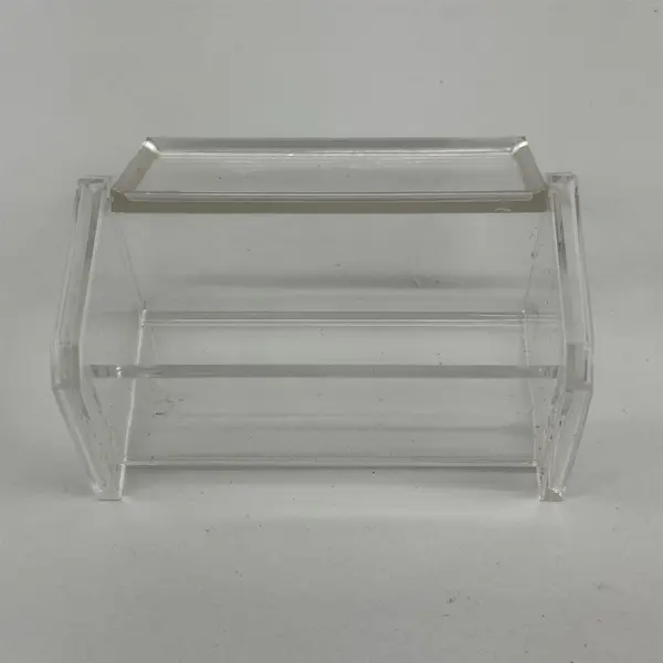 Lot of 5 Clear Plastic Photo or Signs Frames Assorted Sizes & Shapes