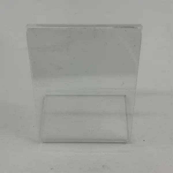 Lot of 5 Clear Plastic Photo or Signs Frames Assorted Sizes & Shapes