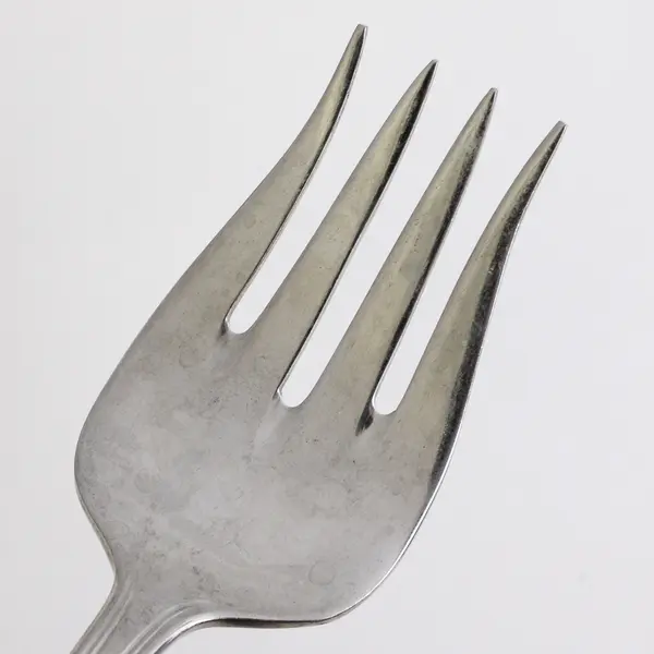 Oneida Crestwood  Cold Meat Serving Fork Stainless Flatware 8.25" Long