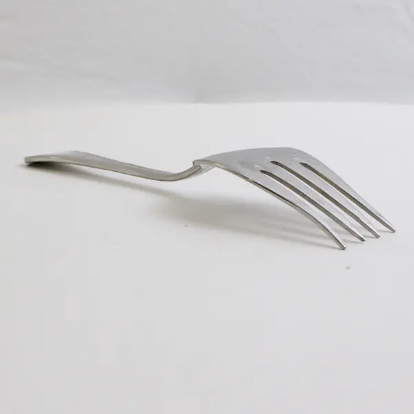 Oneida Crestwood  Cold Meat Serving Fork Stainless Flatware 8.25" Long