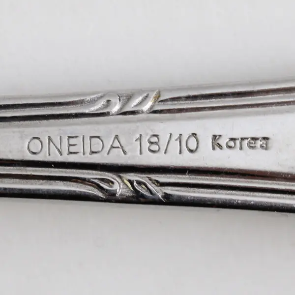 Oneida Crestwood  Cold Meat Serving Fork Stainless Flatware 8.25" Long