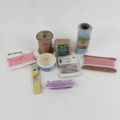 Lot of 9 New Ribbon Rolls Varied Lengths DIY Crafting