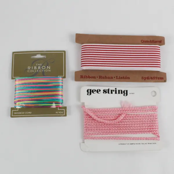 Lot of 9 New Ribbon Rolls Varied Lengths DIY Crafting