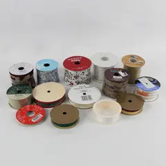 Lot of 14 Gift Ribbon Rolls Holiday Christmas Thanksgiving