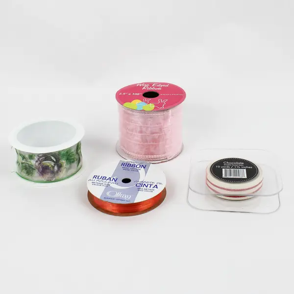 Lot of 15 Ribbon Rolls Varied Colors DIY Gift Wrapping