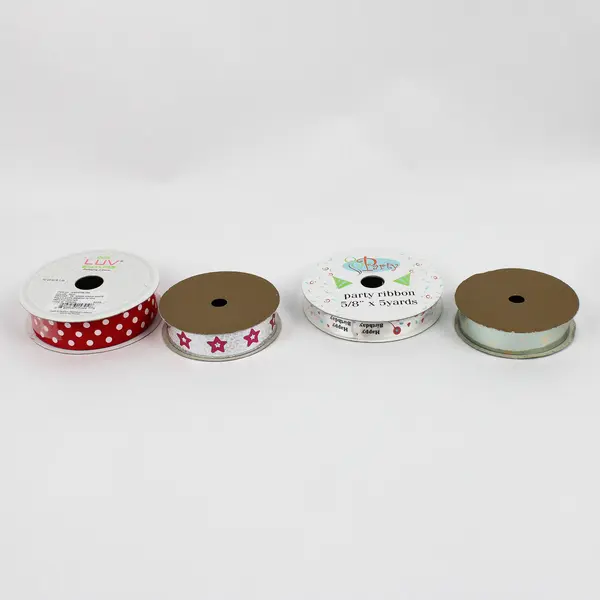 Lot of 15 Ribbon Rolls Varied Colors DIY Gift Wrapping