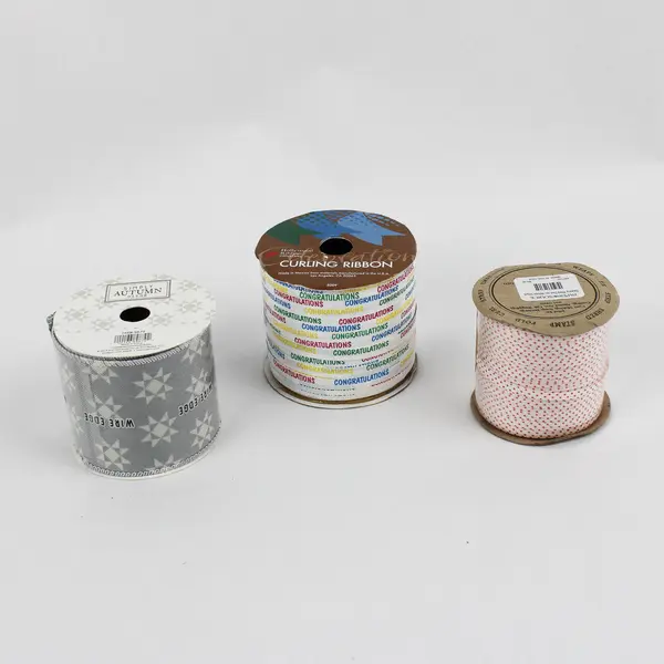 Lot of 15 Ribbon Rolls Varied Colors DIY Gift Wrapping