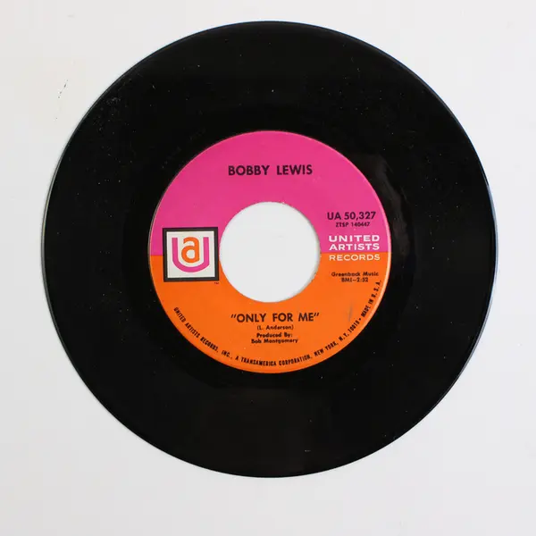 Bobby Lewis Only For Me; From Heaven to Heartache - Vinyl Record 45 RPM 7"