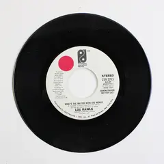 Lou Rawls What's The Matter With The World / Tomorrow 7" Vinyl