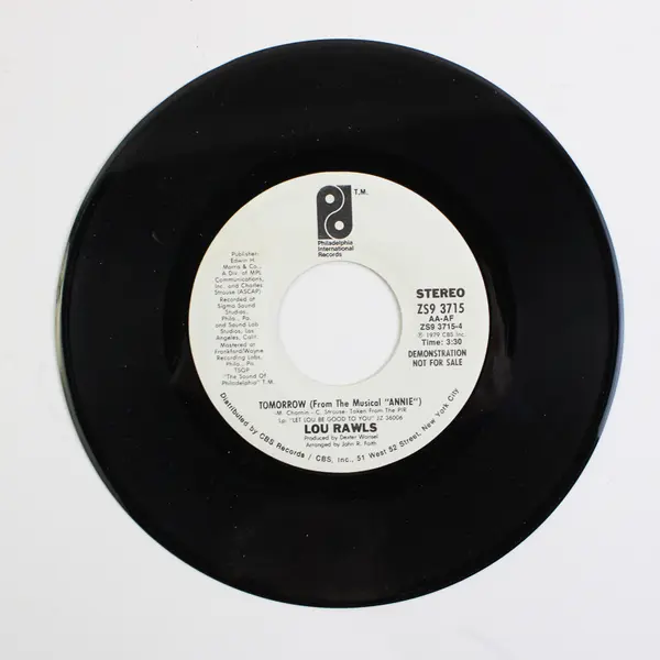 Lou Rawls What's The Matter With The World / Tomorrow 7" Vinyl