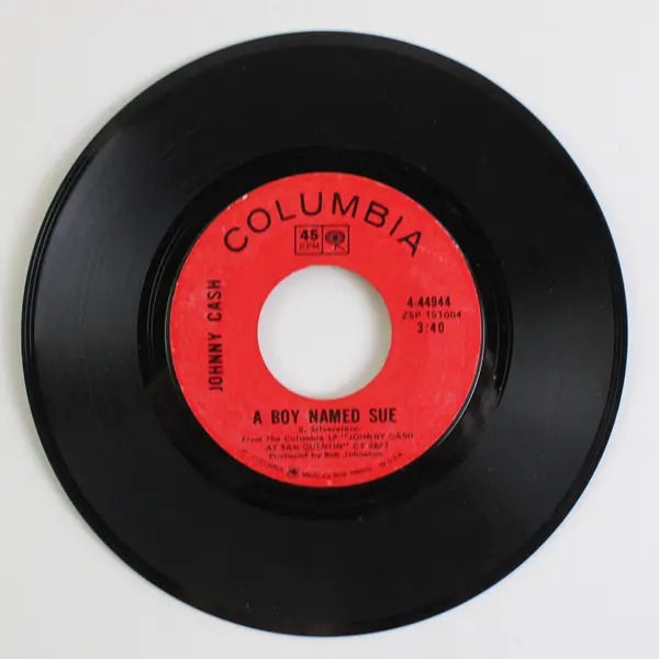Johnny Cash San Quentin / A Boy Named Sue Single Columbia 4-44944