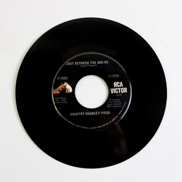 Country Charley Pride Detroit City 7" 45RPM Vinyl Single RCA 47-9000 1966