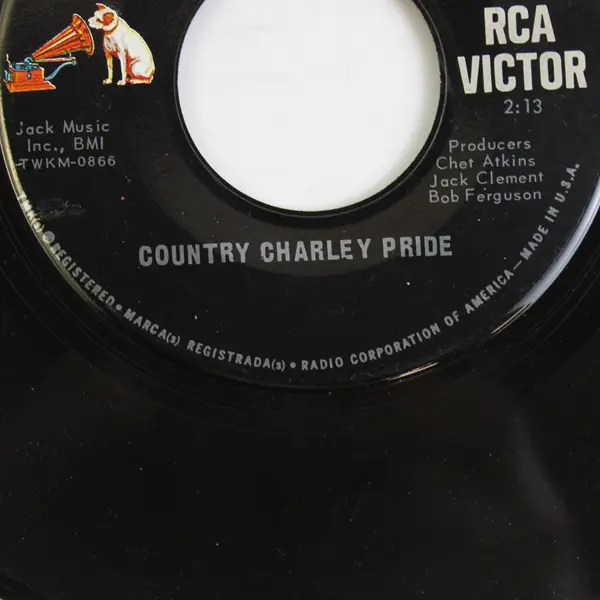 Country Charley Pride Detroit City 7" 45RPM Vinyl Single RCA 47-9000 1966