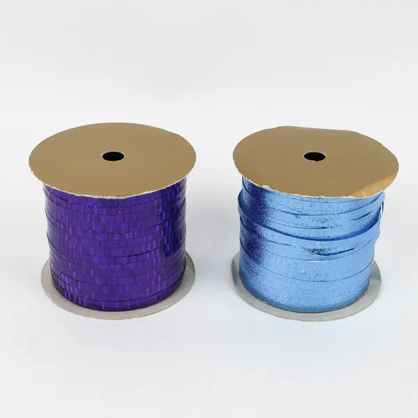 Lot of 8 Sparkly Shiny Gift Ribbon Rolls Varied Colors