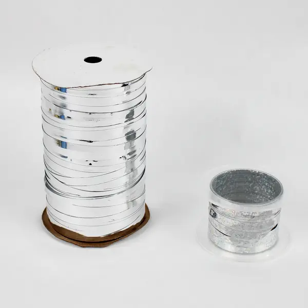 Lot of 8 Sparkly Shiny Gift Ribbon Rolls Varied Colors