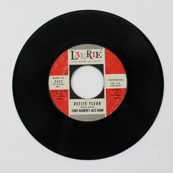 45 Record Chris Barber's Jazz Band Wild Cat Blues/ Petite Fleur