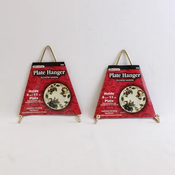 Plate Hanger By Fibre Craft Fits 8"-11" New & Plate Hanger 7"-10"