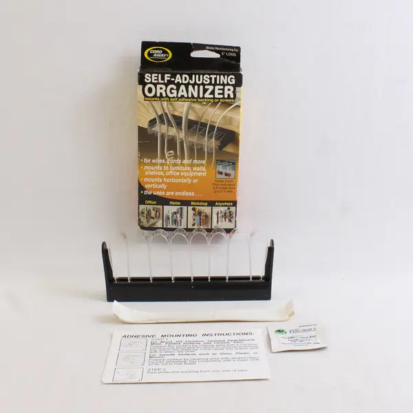 CordAway Self-Adjusting Cable  Tie Tools Organizer by Master Manufacturing