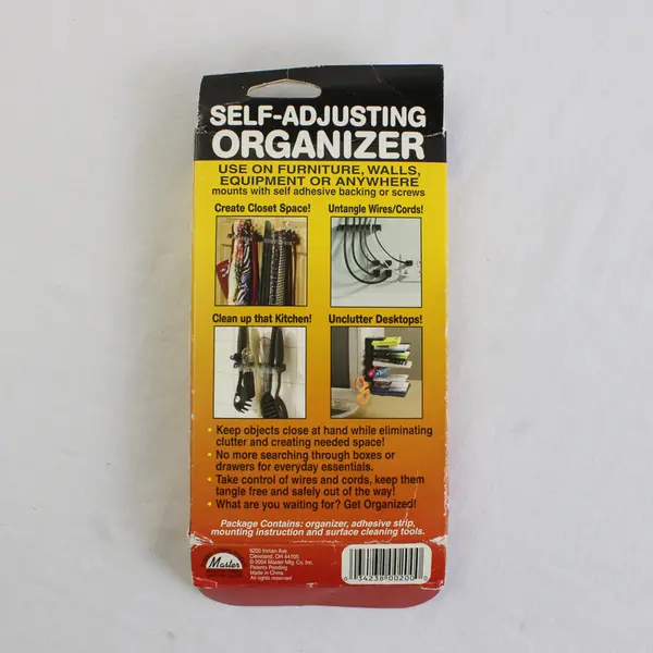 CordAway Self-Adjusting Cable  Tie Tools Organizer by Master Manufacturing