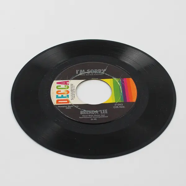 Brenda Lee 45 RPM Vinyl Single "I'm Sorry / That's All You Gotta Do" Decca