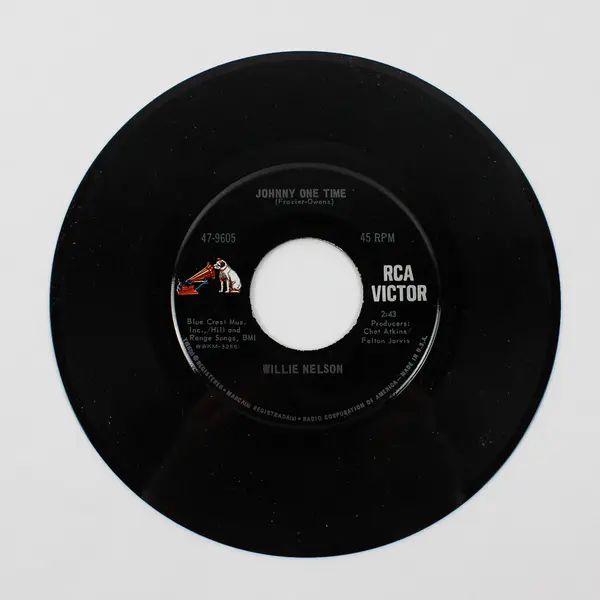Willie Nelson 45 She's Still Gone/Johnny One Time