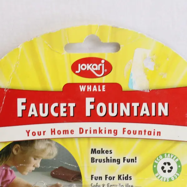 Jokari Faucet Fountain Spouting Whale Fits Most Standard Faucets