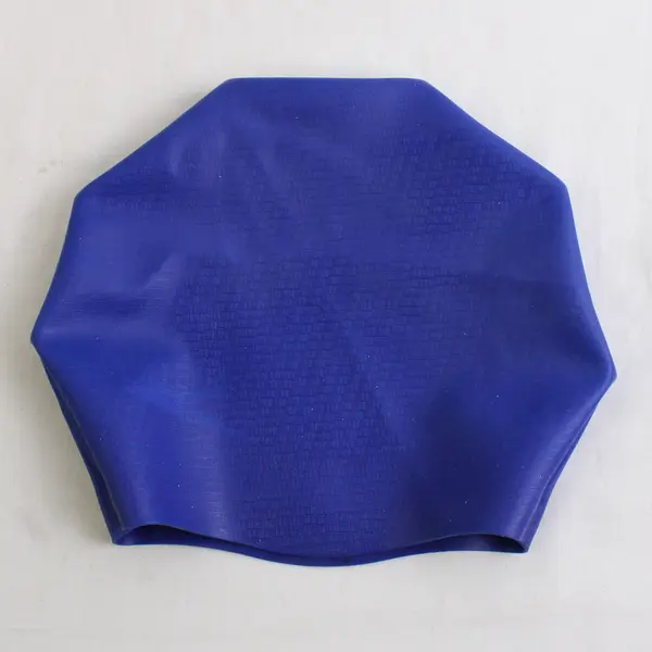 SPEEDO Elastomeric Solid Royal Blue Swim Cap One Size Unisex No Snag Latex Free