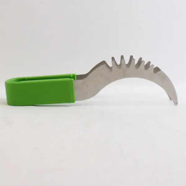 Watermelon Slicer Cutter Comfort Silicone Handle Home Stainless Steel Blade